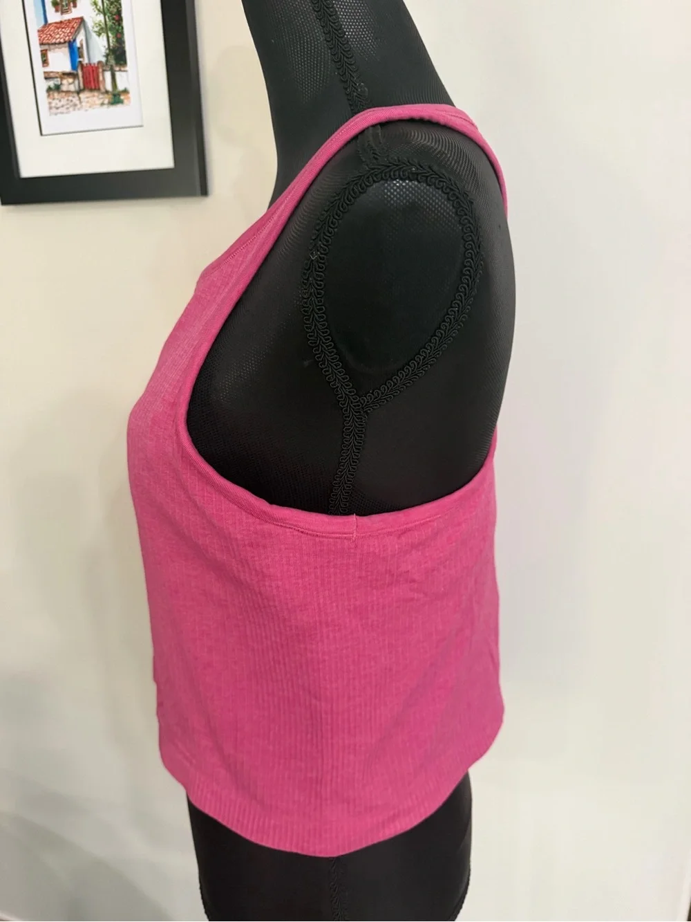 Lululemon Athletica Women’s Ribbed Scoop Neck Crop Top size 12